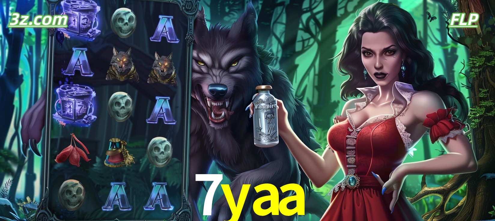 Slots online tema de lobisomem e vampira no 7yaa cassino Brasil