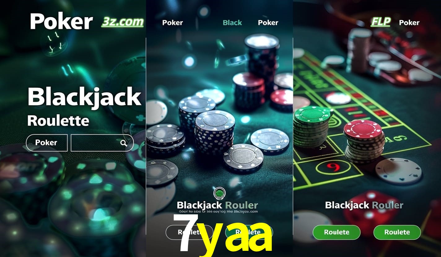 Cassino online 7yaa com Poker, Blackjack e Roleta ao vivo para jogadores do Brasil