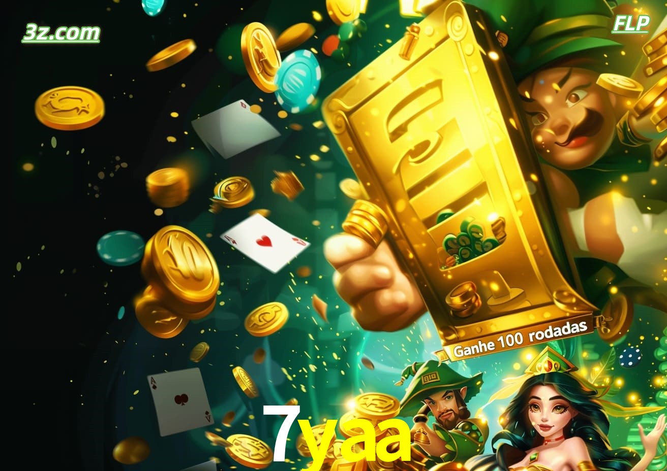 Cassino online 7yaa Brasil com caça-níqueis e bônus de 100 rodadas grátis