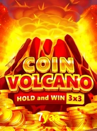 Jogue Coin Volcano slot 3x3 no 7yaa e ganhe grandes recompensas